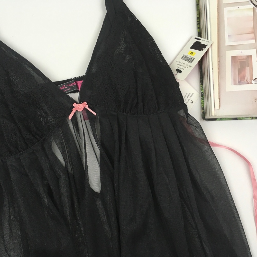 Betsey Johnson NWT Lace Babydoll Nightie - Picture 3 of 8